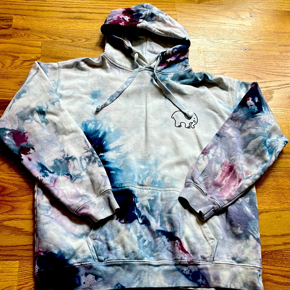 Ivory Ella Tie Dye Hoodie